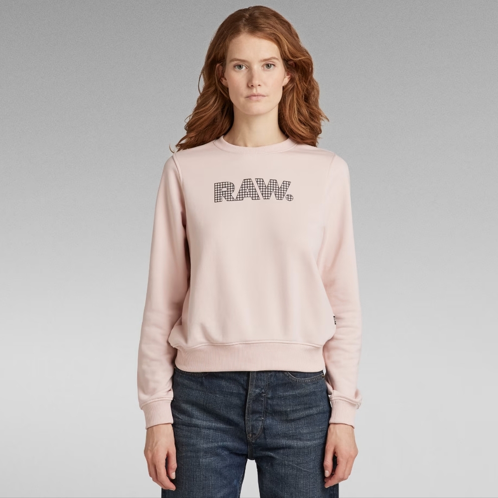G STAR RAW ANGALISE SWEATER PETAL PINK NWT